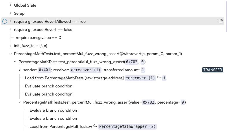 Foundry Integration - Simpler Call Trace