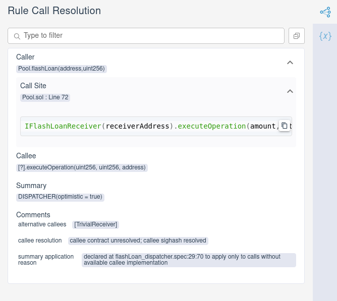 Call resolution tab showing  summarized with a Dispatcher.The "alternatives" list contains 